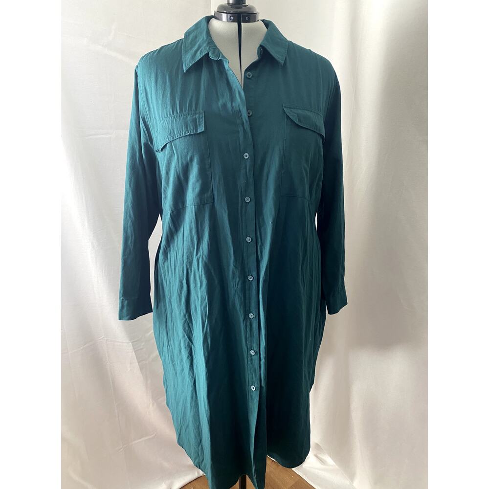 Ava & Viv Green Dress 3x NWT